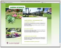 Site internet Jardin Eco Paca