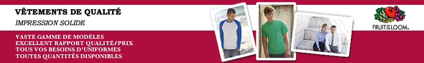 Vêtements de qualité impression solide vaste gamme de modèles uniformes quantités disponibles