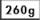 260g/m2 260g/m2
