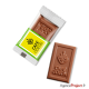 Chocolat personnalis sur chocolat et emballage