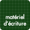 Matériel d'écriture 'Verts'