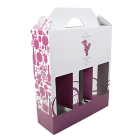 Boites avec fenÃªtres pour 3 bouteilles