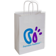 Sac blanc 2 couleurs