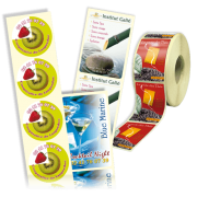 Étiquettes publicitaires