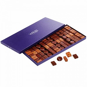 coffret de 80 pièces de chocolat