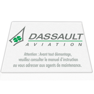 Ã‰tiquette Polycarbonate sur mesure