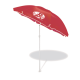 Parasol Rouge marqué 1 couleur