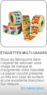 Notre gamme etiquettes